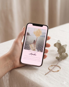 Zaproszenie na 18 – Soft Blush Elegance (Princess Edition)
